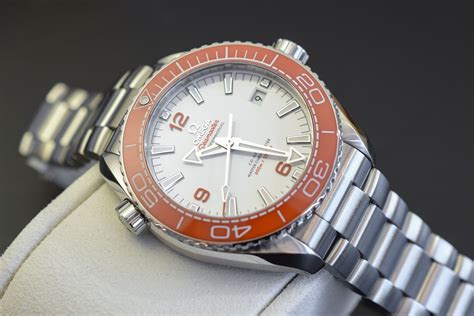 omega seamaster planet ocean kautschukband orange